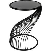 GILDE Beistelltisch GILDE Beistelltisch Ray - schwarz - H. 54cm x D. 38cm (1 Stück)
