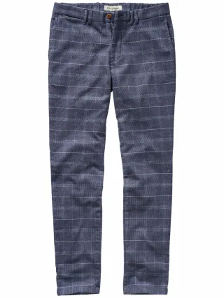 Mey & Edlich Herren Im-Bild-Chino Blau 98 % Baumwolle, 2 % Elasthan