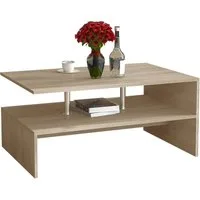 VCM Couchtisch Holz Sofatisch Couchtisch Wohnzimmertisch Maliso L
