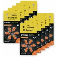 Intenso INTENSO Hörgeräte-Batterien-Set Energy Ultra A 13, 60er-Set, orange Batterie