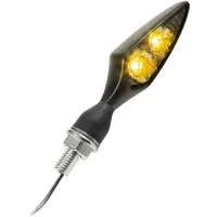 ZIEGER Blinker Kellermann Rhombus Dark LED Blinker schwarz vorn rechts / hinten links