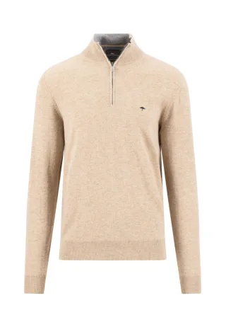 Fynch Hatton - Troyer aus Merino-Kaschmir beige - Gr. - M