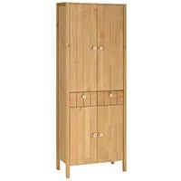 Home affaire Hochschrank Tina Badmöbel, Schrank, Breite 57 cm, Massivholz, FSC®