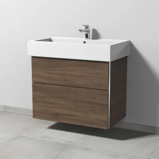 Sanipa 3way Waschtischunterbau zu Duravit Vero Waschtisch mit 2 Auszügen, Eiche-Arizona BR71780