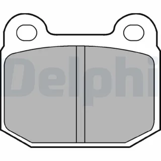 Delphi Bremsbel?ge vorne Alfa Romeo Lotus Opel