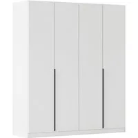 OTTO home Drehtürenschrank Kleiderschrank Schrank Garderobe AGORDO Schlafzimmer (in zwei Griff-Farben, Breiten 91-405 cm, Dekor- oder Hochglanzfront) durchdachte Innenausstattung, in 8 Breiten und 2 Höhen MADE IN GERMANY