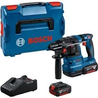 Bosch Professional Akku-Bohrhammer »GBH 18V-22« mit SDS plus, Inkl. 2x Akku 4,0 Ah und Schnellladegerät, in L-BOXX 136