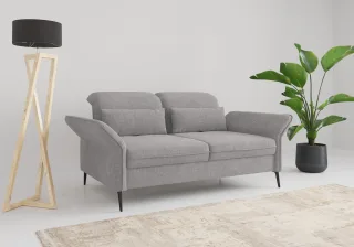 sit&more 3-Sitzer "Emely, inkl. Sitztiefenverstellung" wahlweise mit Bettfunktion, Kopf- & Armteilverstellung