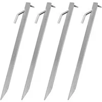 Moritz Zelthering 4 x Zeltheringe Mont Blanc 38 cm, (Set), Erdnagel Zelthering Erdanker Bodenanker Zeltbefestigung