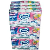 ZEWA Toilettenpapier Ultra Soft (72-St), 4-lagig, mit Strohanteil und Prägung, 150 Blatt/Rolle