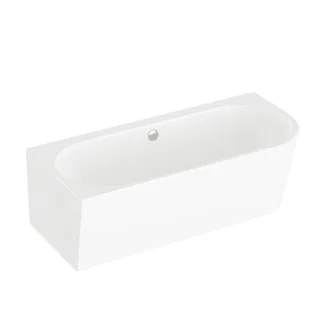 VitrA Geo Badewanne 65451008000 Ecke links, Mittelablauf, Inhalt 238 l