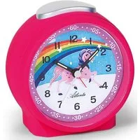 Atlanta Kinderwecker 1981-17 Quarz, Lernwecker, Einhorn, Regenbogen, Geschenkidee