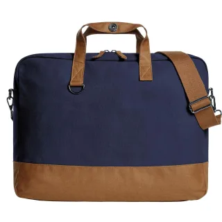 Halfar - Laptop-Tasche "Life" (Marine/Braun)
