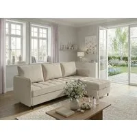Dorel Home Ecksofa LINDHUS, Chenille, L-Form, Breite 194cm, verschiedene Stellvarianten, Recamiere, Stauraum, Modulsofa