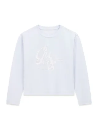 Guess Kids - LS T-SHIRT_LOGO FROZEN LIGHT BLUE - Gr. - 10