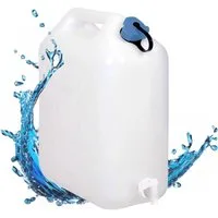 Spetebo Wassertank Kunststoff Wasserkanister mit Zapfhahn - 20 L (Packung, 1 St., 1 tlg), Tragbarer Wassertank für Camping und Reise