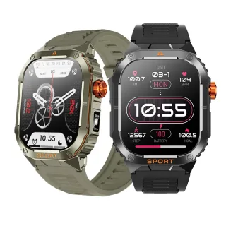 SENBONO D16 2.01-Inch HD Screen Strong Flashlight 35 Days Battery Life Heart Rate Blood Pressure Blood Oxygen Monitor Sl