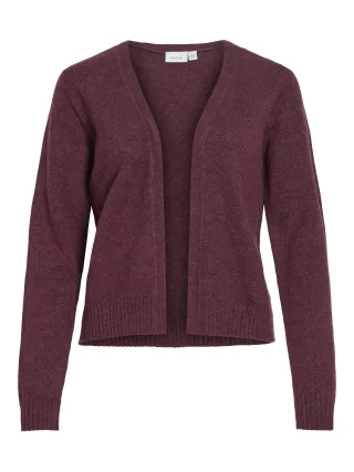 VILA - VIRIL SHORT L/S KNIT CARDIGAN-NOOS Port Royale - Gr. - XS