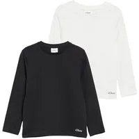 s.Oliver Junior Langarmshirt (2-tlg) 2er Pack Shirt / für Boys / Rundhals