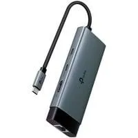 UH6120C USB Type-C 6 in 1 Hub, Dockingstation grau/schwarz