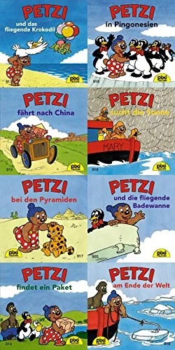 PIXI-Bücher. Serie 108. Pixi Abenteuer mit Petzi  [8 Bücher]