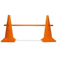 SPORTIKEL24 Hürde Kegelhürde 50 mit Stange 100 cm Farbe Orange