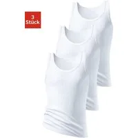 H.I.S Tanktop Feinripp (Packung, 3-tlg) aus weicher Baumwollqualität