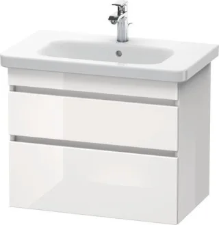 Duravit DuraStyle Waschtischunterbau wandhängend Weiß Hochglanz 730x448x610 mm - DS648102222 DS648102222