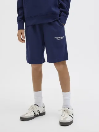 JACK&JONES - JPSTVESTERBRO SWEAT SHORTS GMS SN JNR ocean cavern - Gr. - 152