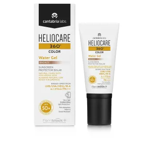 Heliocare 360° Color Sonnenschutz Mit Aqua-gel-farbe Spf50+ #bronze 50 ml