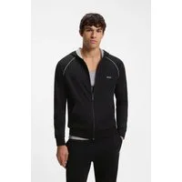 BOSS Kapuzensweatjacke Mix&Match Jacket H mit BOSS Stickerei auf der Brust