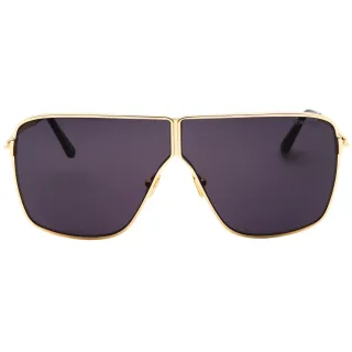Tom Ford Sonnenbrille In Glänzendem, Tiefem Gold