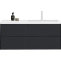 doporro Badmöbel-Set Waschtisch mit Unterschrank aus Holz mit Soft-Close MDF Moment, Softclose-Funktion