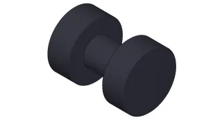 Giese Haken schwarz matt, 30050-14 30050-14