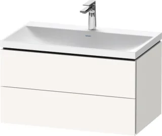 Duravit L-Cube c-shaped Set wandhängend Weiß Supermatt 800x480x480 mm - LC6951O84840000 LC6951O84840000