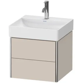 Duravit XSquare Waschtischunterbau wandhängend Taupe Supermatt 484x460x397 mm - XS416008383 XS416008383