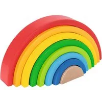 Eichhorn Stapelspielzeug Regenbogen