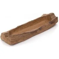 DESIGN DELIGHTS Dekoschale NATURHOLZSCHALE "FIORE 60", Holz massivholz, 60 cm, Holzschale