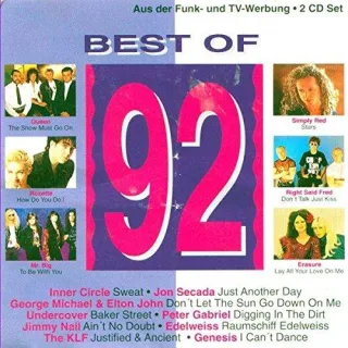 Best of 92 [Audio CD] Queen Simply Red Roxette Jimmy Nail Erasure..