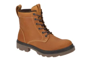 Ecco 214713 Grainer Damen Stiefeletten - wasserdicht & robust, Braun - amber