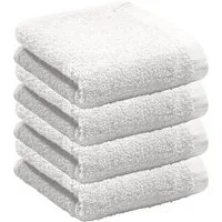 REDBEST Gästehandtuch Gästetuch "Oceanside" 4er-Pack, Leichtfrottier, Leichtfrottier Uni