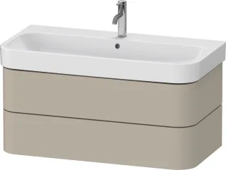 Duravit Happy D.2 Plus Waschtischunterbau wandhängend Taupe Seidenmatt 975x490x415 mm - HP4388060600 HP4388060600000