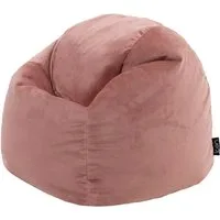 icon Sitzsack Kinder aus Samt „Kingston“, 53x50cm, Made in Germany, für Kinderzimmer, mit Füllung