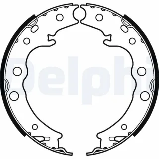 Delphi Bremsbacken hinten Chevrolet Subaru Toyota