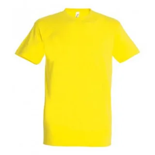 SOLS Mens Imperial Heavyweight Short Sleeve T-Shirt (Zitrone)