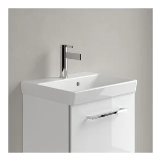 Villeroy & Boch Avento Handwaschbecken 73584501 450 x 370 x 180 mm, mit Überlauf, Weiß Alpin