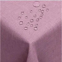 DecoHomeTextil Heimtextilmanufaktur Tischdecke Leinen Optik Tischdecke Tischtuch Abwaschbar Wasserabweisend