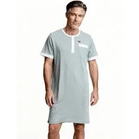 Henry Terre Nachthemd Nachthemd kurzarm - unifarben