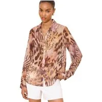 LIPSY Hemdbluse Lipsy Bluse aus Satin, Regular (1-tlg)