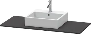 Duravit XSquare Konsole Graphit Supermatt 800x550x16 mm - XS060D08080 XS060D08080